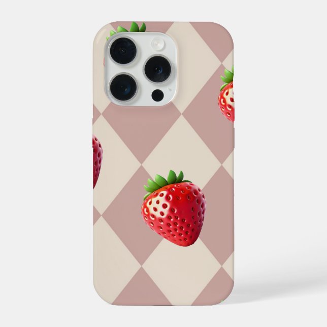 Strawberry Case for iPhone 15 Pro by Case (Verso)