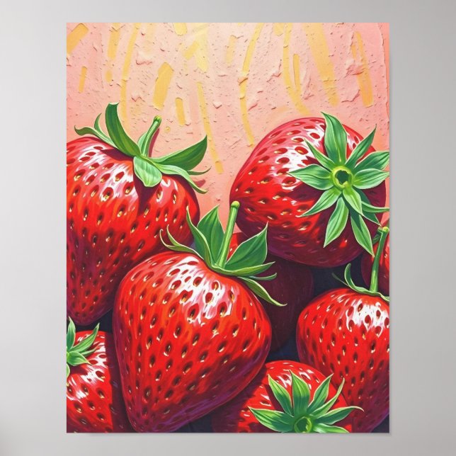 Strawberry Delight Poster (Frente)