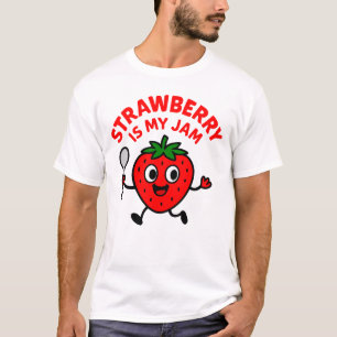 Strawberry é minha camiseta de geleia