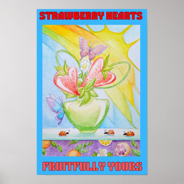 STRAWBERRY HEARY POSTER (Frente)
