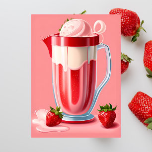 Strawberry Milkshake, Cartão postal