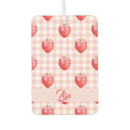 Strawberry Personalized Air Freshener