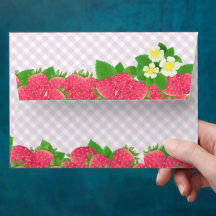 Strawberry Purple Gingham