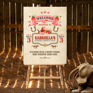 Strawberry Stampede Poster de boas-vindas