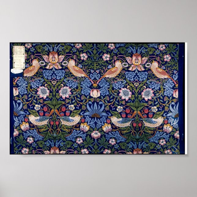 Strawberry Thief William Morris, Poster (Frente)