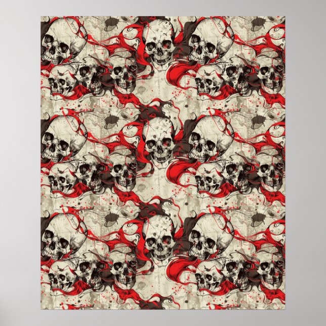Street Art Skull Poster Design A31 (Frente)