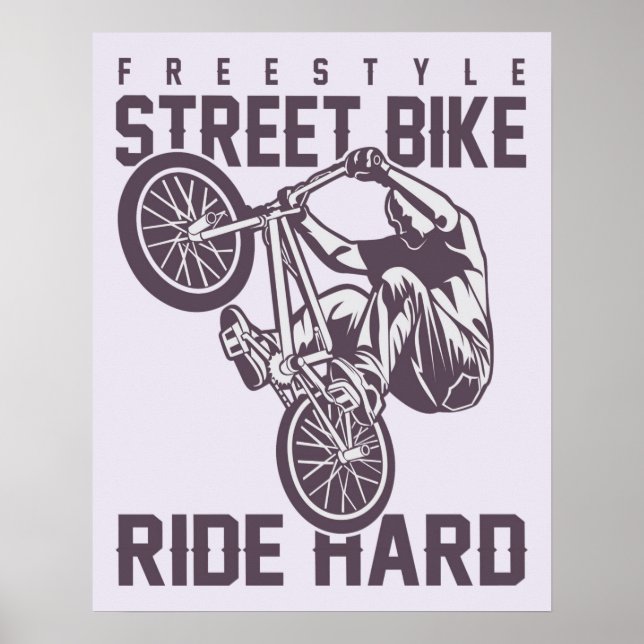Street Bike poster (Frente)