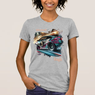 STREET EAGLE Camiseta Drift Feminina — Neon