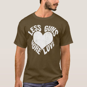 Street Kings Menos Armas Mais T-Shirt Com Amor