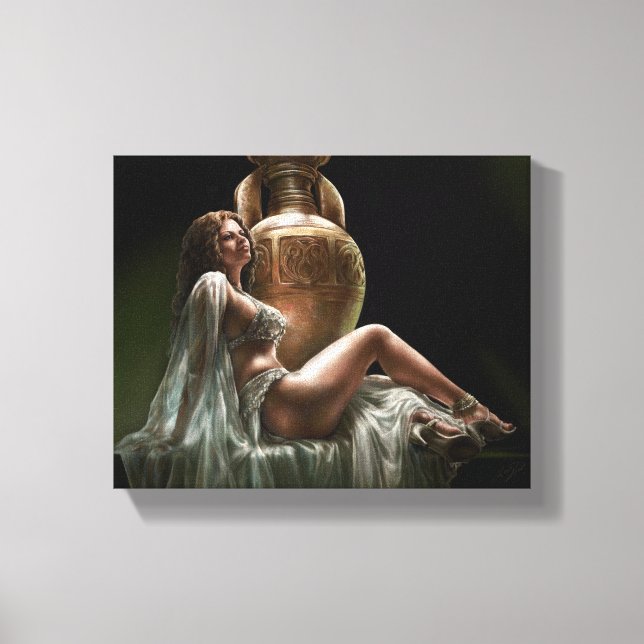 Stretch Canvas com Rainha de Sheba por Lindsay Arc (Frente)