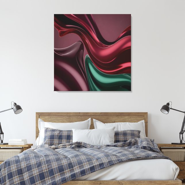 Stretched canvas print in stylish graphic (Insitu(Quarto))