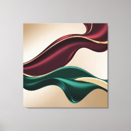 Stretched canvas print in stylish graphic