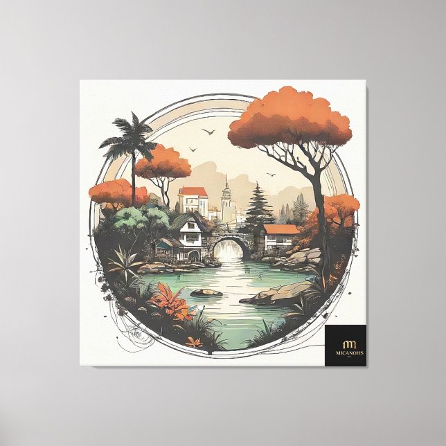 Stretched Canvas Print XIV 1 (Frente)