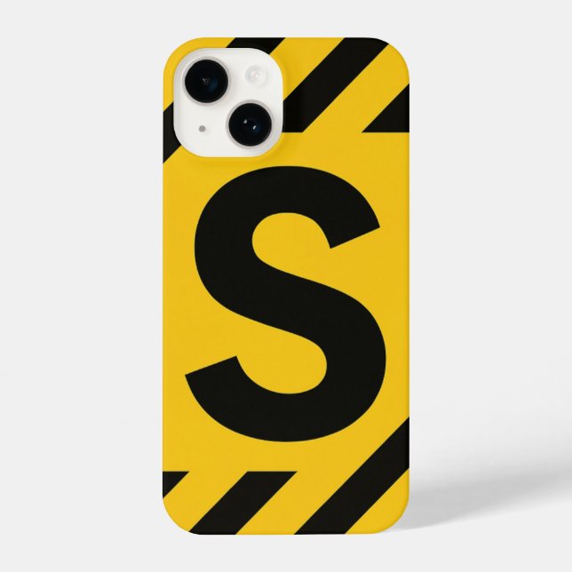 “Striking Yellow Cover with Bold Black Trendy (Verso)