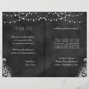 String De Luzes Programas De Casamento De Quadros