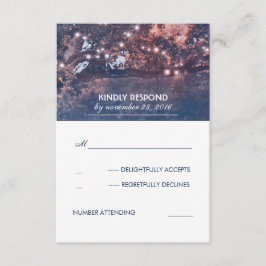 String Lights Tree Vintage Blue Rustic RSVP