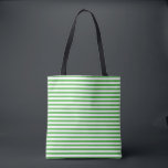 Striped Tote Bag<br><div class="desc">This tote bag is shown with a cute striped print.
Green color stripes.
Customize this item or buy as is.



Licensed Print</div>