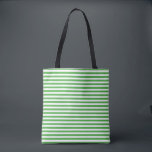 Striped Tote Bag<br><div class="desc">This tote bag is shown with a cute striped print.
Green color stripes.
Customize this item or buy as is.



Licensed Print</div>