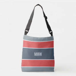 Stripes bolsas personalizadas de monograma