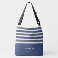 Stripes bolsas personalizadas de monograma