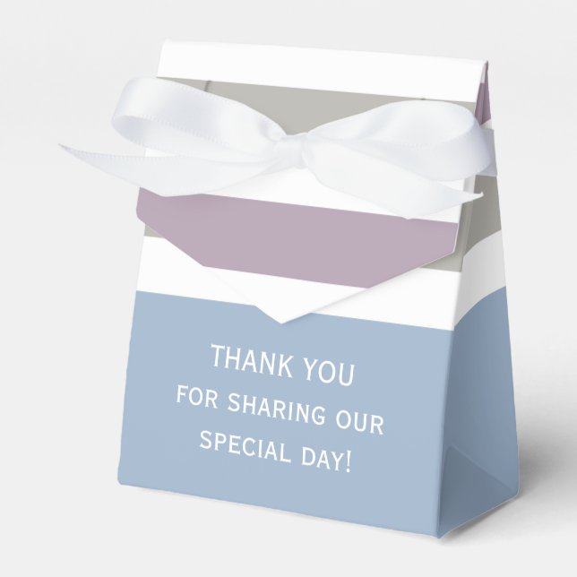 Stripes Caixas de favorecimento personalizadas de  (Frente)