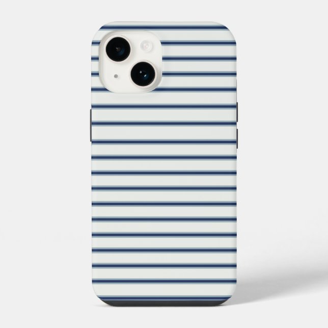 Stripes Modern Indigo Minimalist Elegance (Verso)