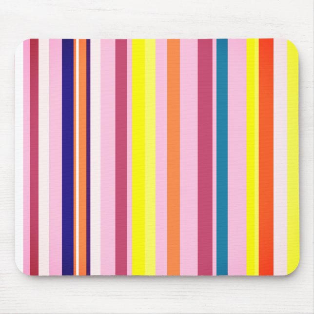 Stripes Mousepad Coloridas (Frente)