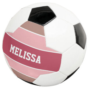 Stripes Padrão nome personalizado bola de futebol