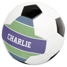 Stripes Padrão nome personalizado bola de futebol