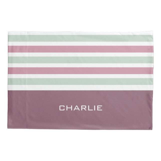 Stripes Padrões de travessuras de monograma person (Verso)