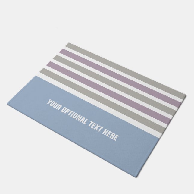 Stripes Padrões tapetes de porta personalizados (Inclinado)