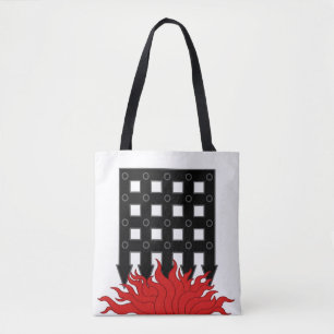 Stronghold de Hellsgate Populace Crachá Tote Bag