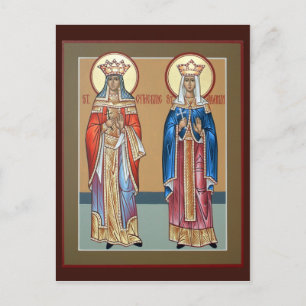 Sts. Cartões de oração de Catherine e Alexandra