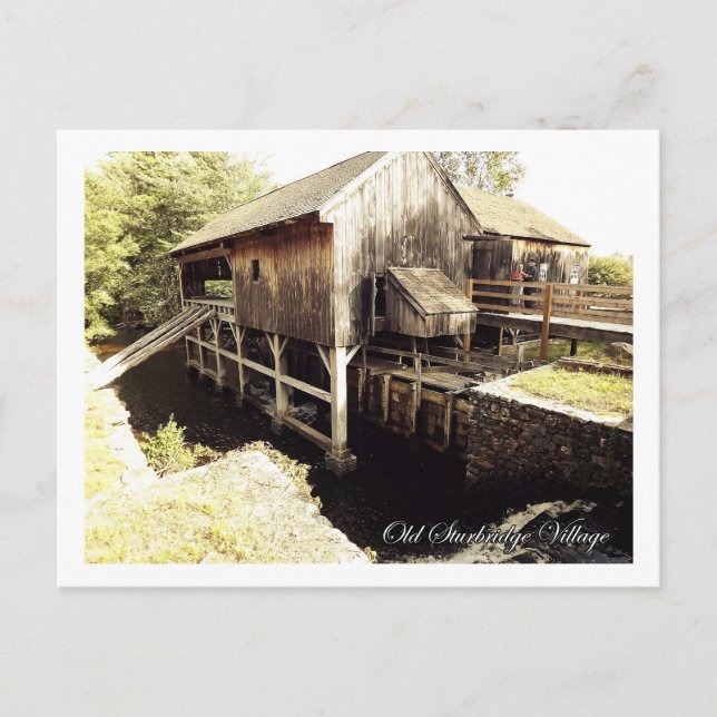 Sturbridge, cartão postal de Massachusetts (Frente)