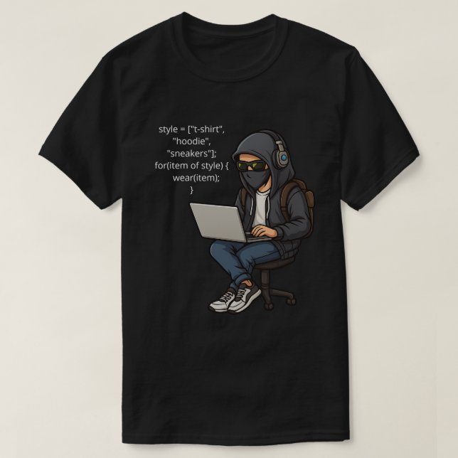 Style Loop – Funny Programmer T-Shirt (Frente do Design)
