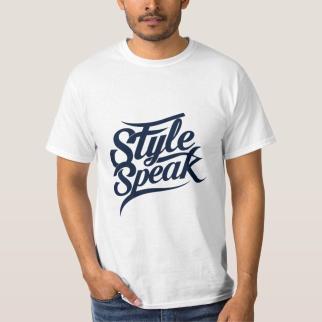 Style Speak T-Shirts - Declarações de Moda Negra (Frente)