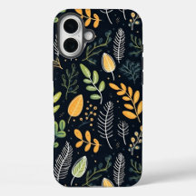 Stylish Green and Yellow Foliage Pattern 
