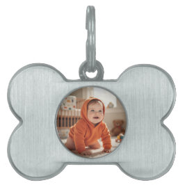 Stylish Round Pet Tag