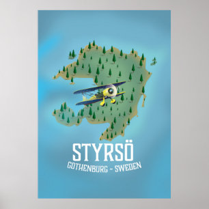 Styrsö, poster de viagens de suecia.