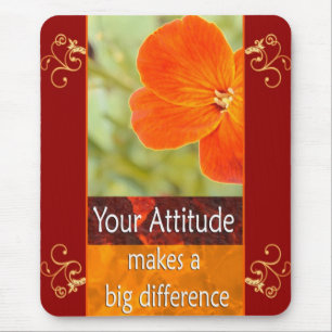 Sua atitude - Mousepad inspirador