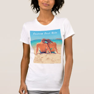 Sua Camisa Fotográfica com Texto Personalizado
