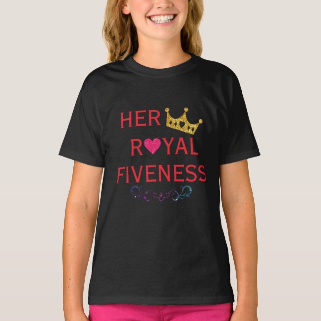 Sua camisa real de Fiveness (Frente)