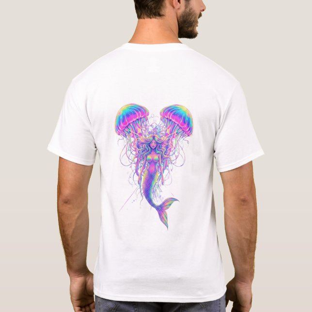 sua camiseta de código de rave (Verso)