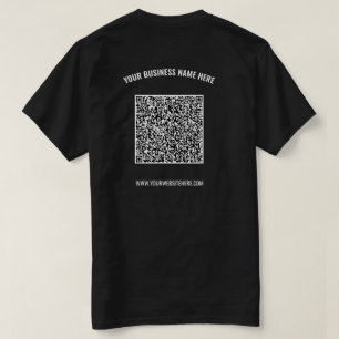 Sua Camiseta de Código QR Promocional de Design