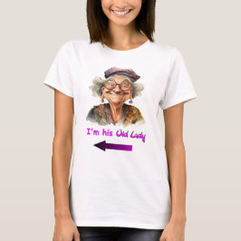 Sua camiseta de senhora velha engraçada