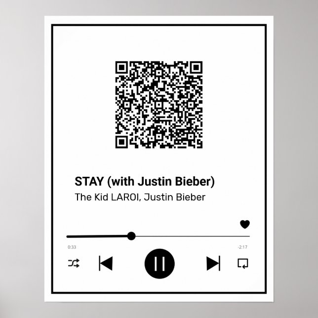 Sua canção favorita em um Poster (Frente)