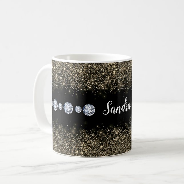 Sua Caneca de Café Personalizada (Frente Esquerda)