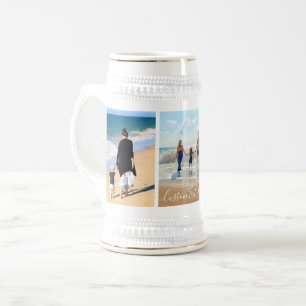 Sua Caneca de cerveja de cerveja de colagem de fot