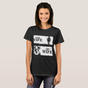 sua esposa e meus t-shirt da esposa