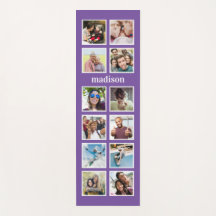 SUA esteira da ioga das fotos, do nome & da cor